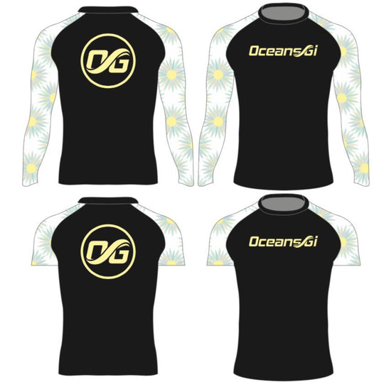 Pastel Sunburst Rash Guard - Youth and Adult