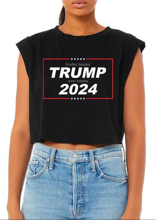 Women's Crop Under Hooks Trump Over Hooks Tank